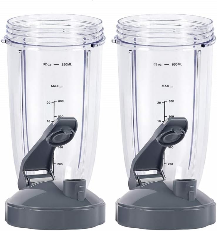 2 Pack 32oz Nutribullet Blender Cups