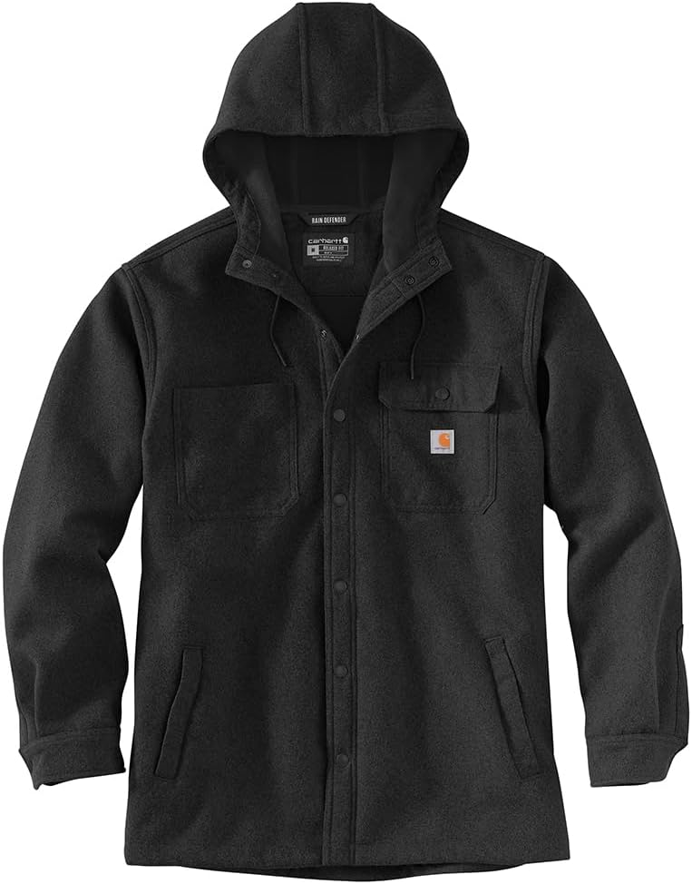 Carhartt Men's Rain Defender Heavyweight Hooded Shirt Jac Review