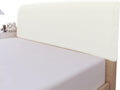 Easy-Going Stretch Bed Headboard Slipcover King Cream - Dustproof