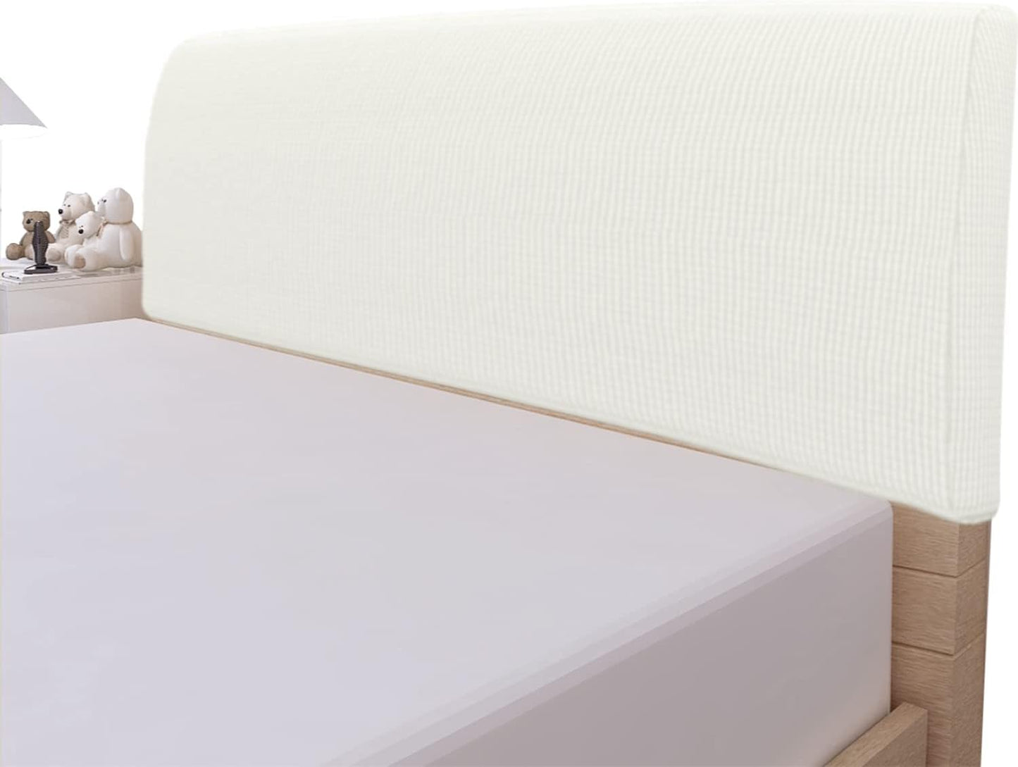 Easy-Going Stretch Bed Headboard Slipcover for King Size Beds