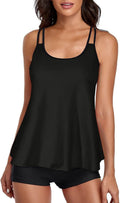 B2prity Tankini Swimsuit Two Piece Tank Top with Boyshorts - Tummy