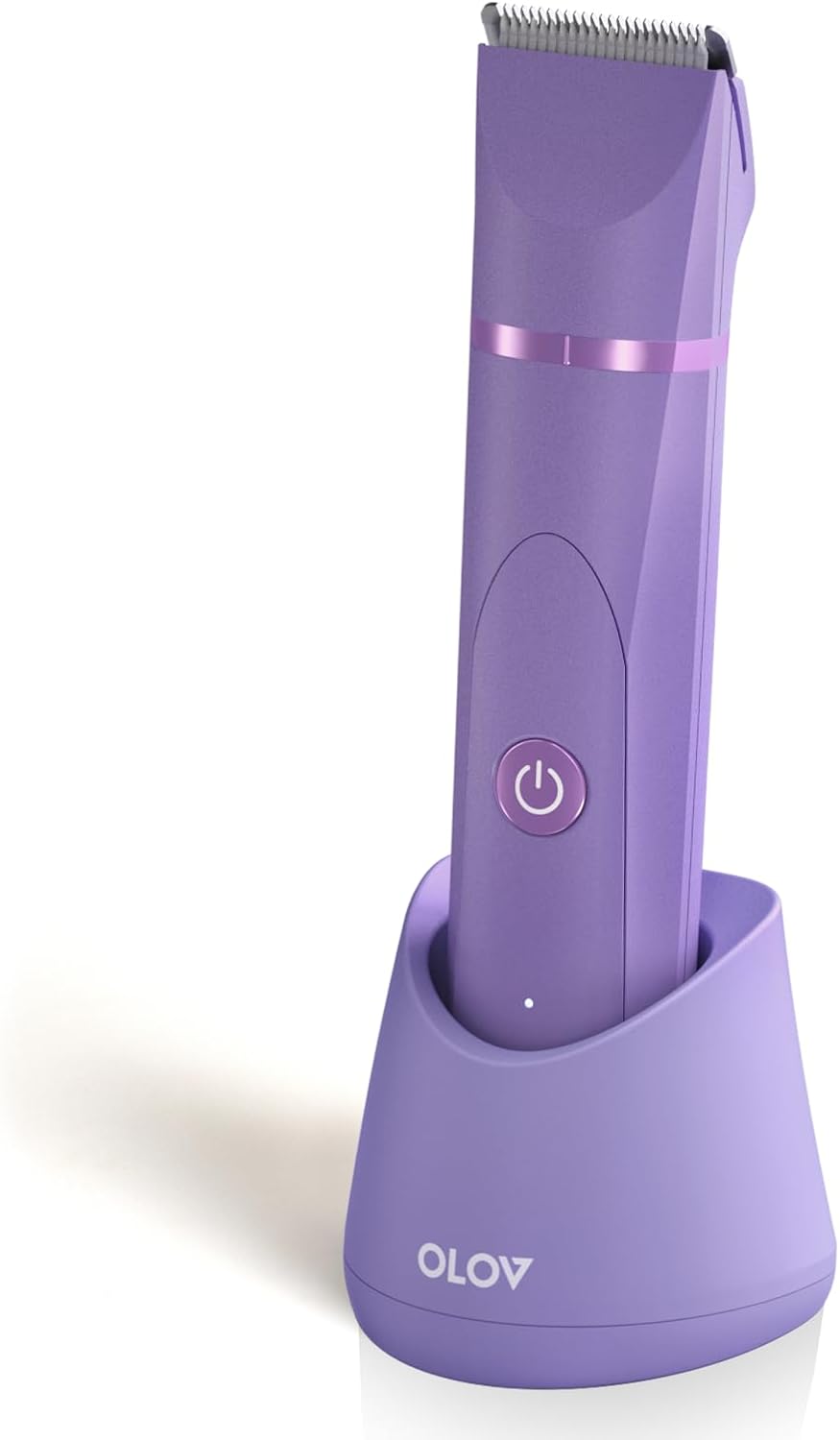 OLOV Electric Body Hair Trimmer for Men and Women - Wet/Dry Use