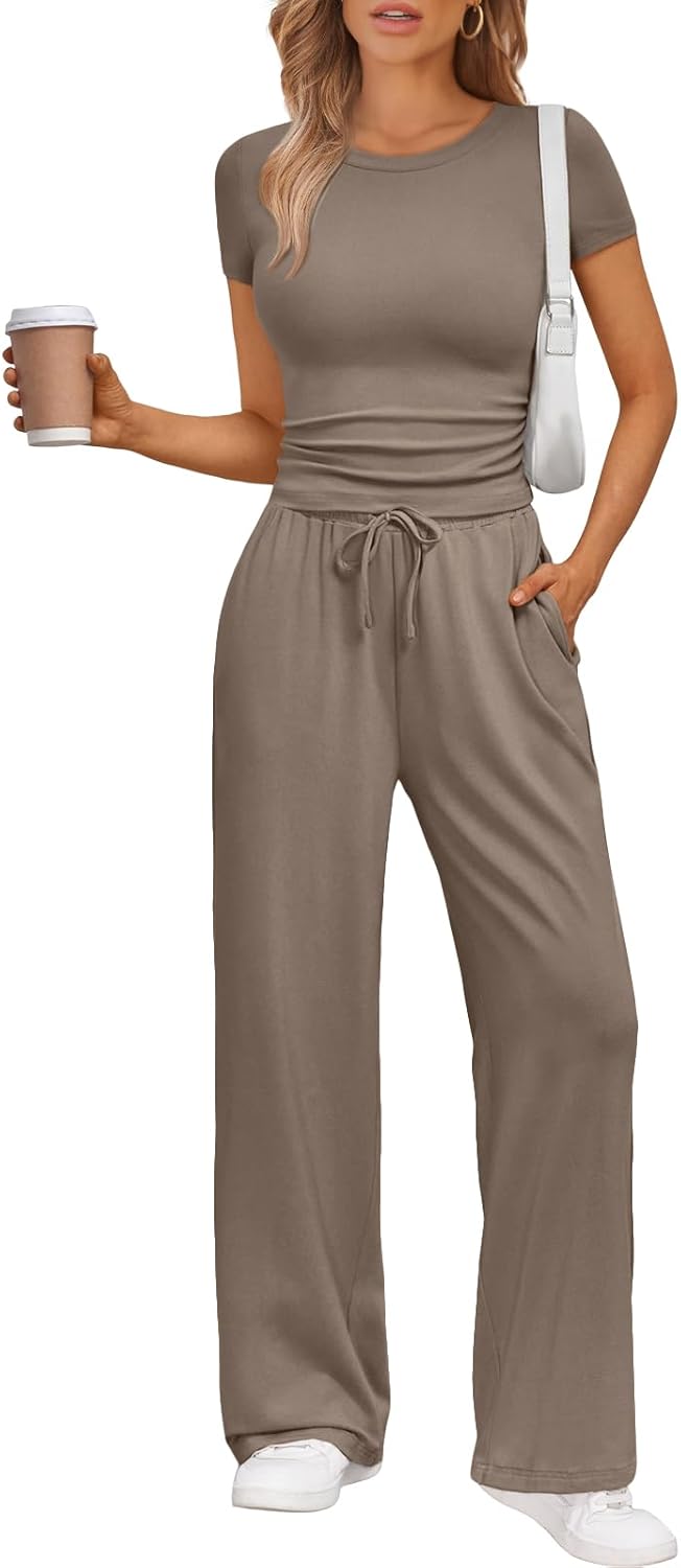 Trendy Queen 2 Piece Matching Summer Sweatsuit Lounge Set Review