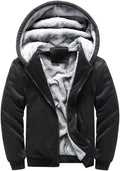 Men's Heavyweight Fleece-Lined Hoodie - Thick Warm Winter Layer