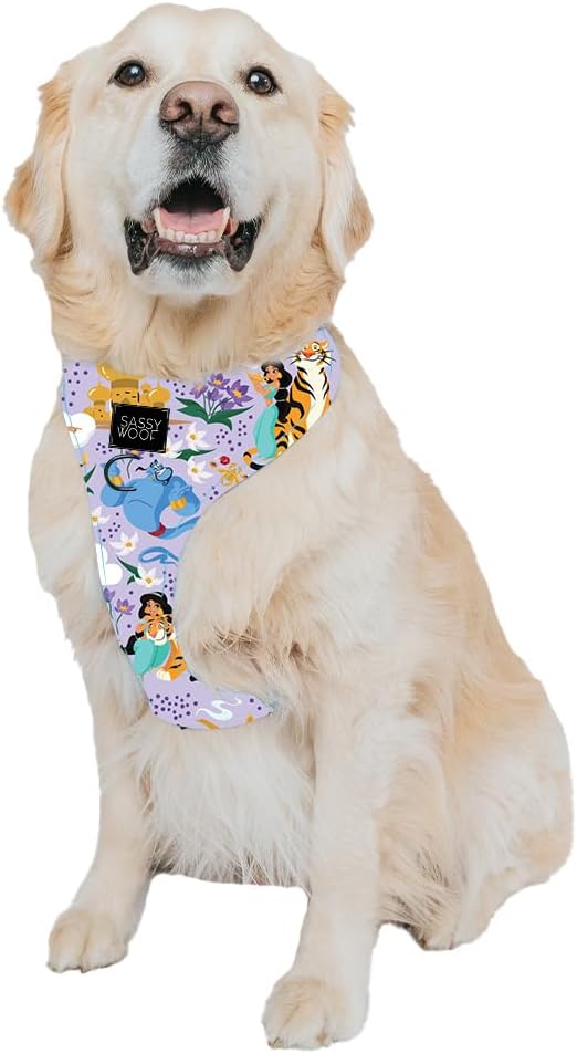 Dog Adjustable Harness - Disney Princess Aladdin Jasmine XL