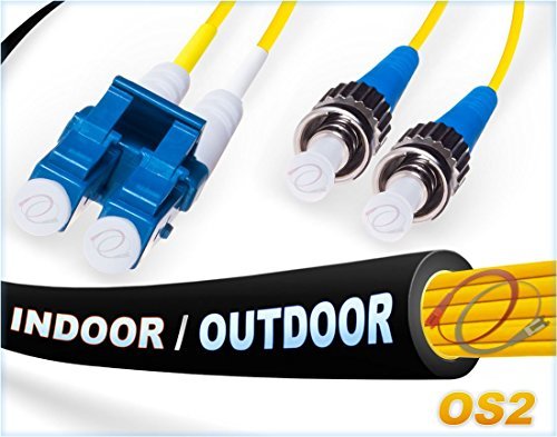 FCD 5M OS2 LC ST Fiber Optic Cable for Indoor/Outdoor Use