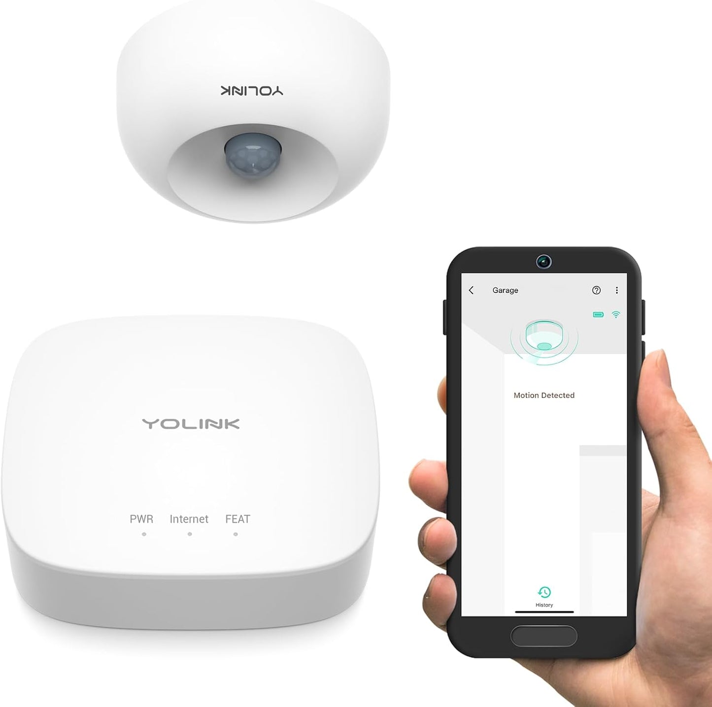 Smart Motion Sensor with Longest Wireless Range for Home Security