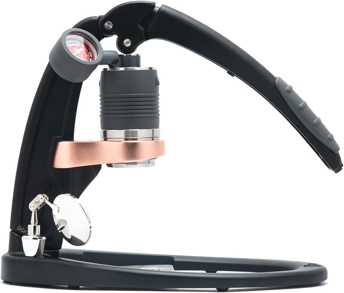 Flair Pro 3 (Black) - Manual Espresso Maker with Stainless Steel Brew Head