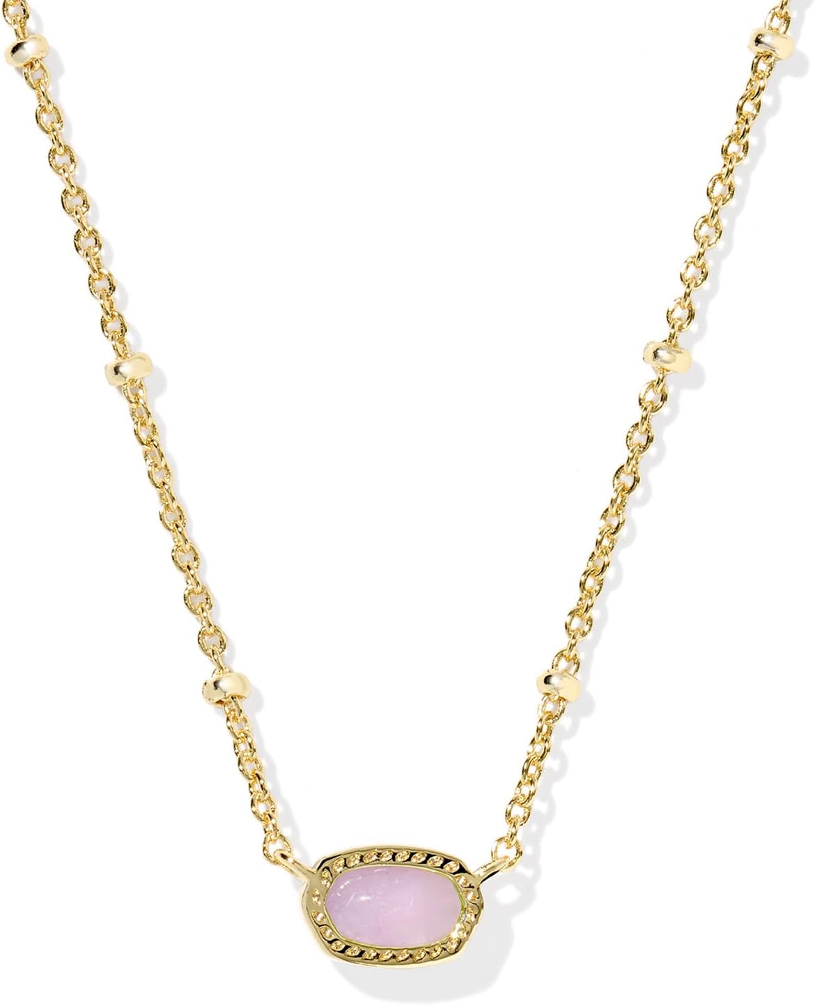 Mini Elisa 14k Gold-Plated Satellite Short Pendant Necklace Review