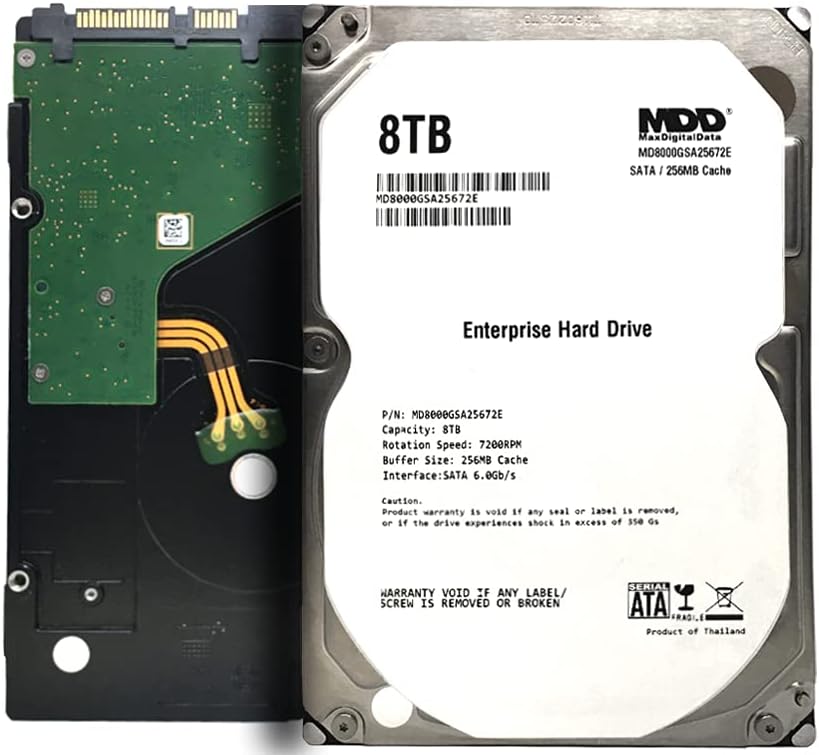 MDD 8TB Internal Enterprise Hard Drive for High-Density Storage