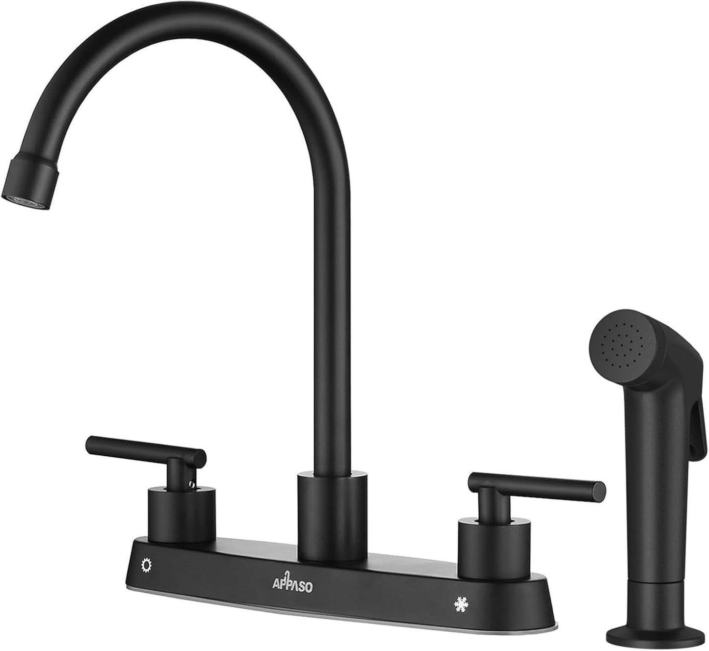 APPASO Kitchen Faucet with Side Sprayer for Modern Kitchens