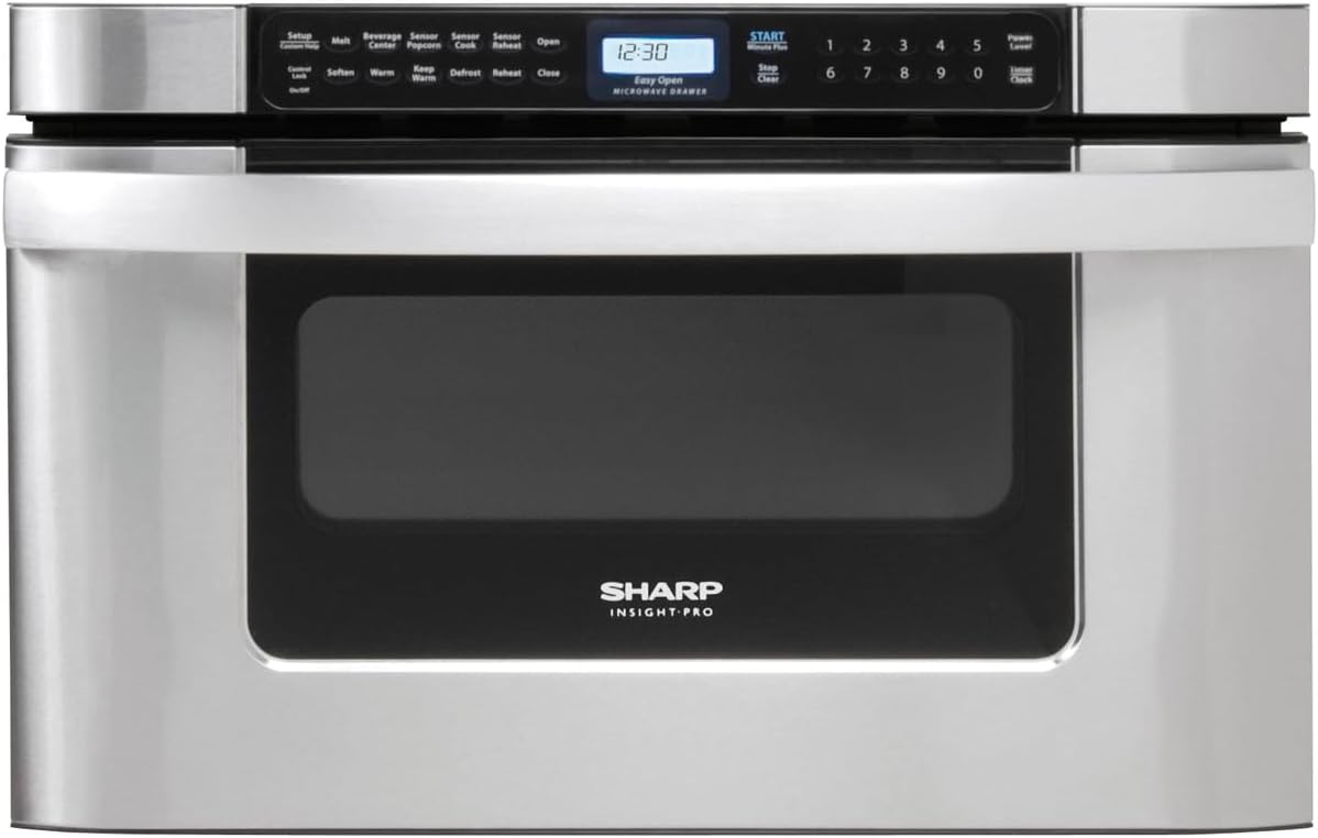 Sharp Stainless Steel Microwave Drawer - Space Saving Solution