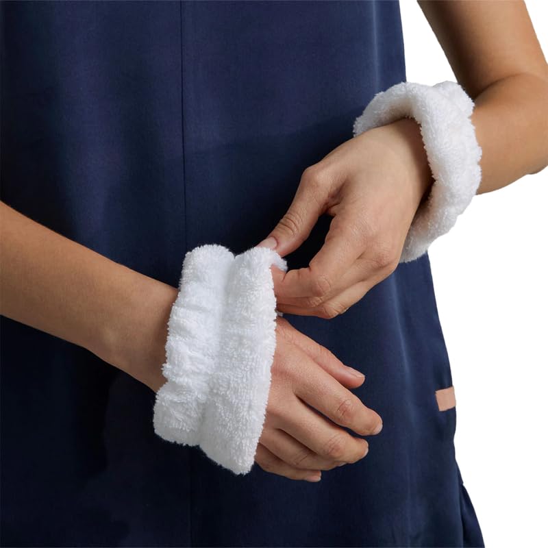 Lunya Spa Terry Wash Cuffs - Gentle Skincare Wristbands