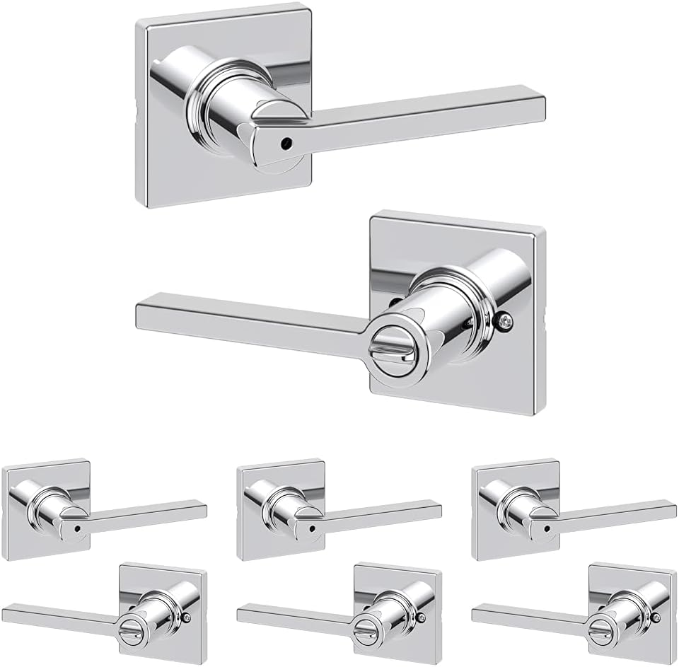 Kwikset Casey Interior Privacy Door Handle for Bedrooms & Baths