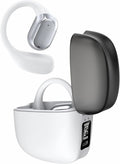 Crystal Clear Stereo Earbuds: 50H Play, IPX7, LED, White
