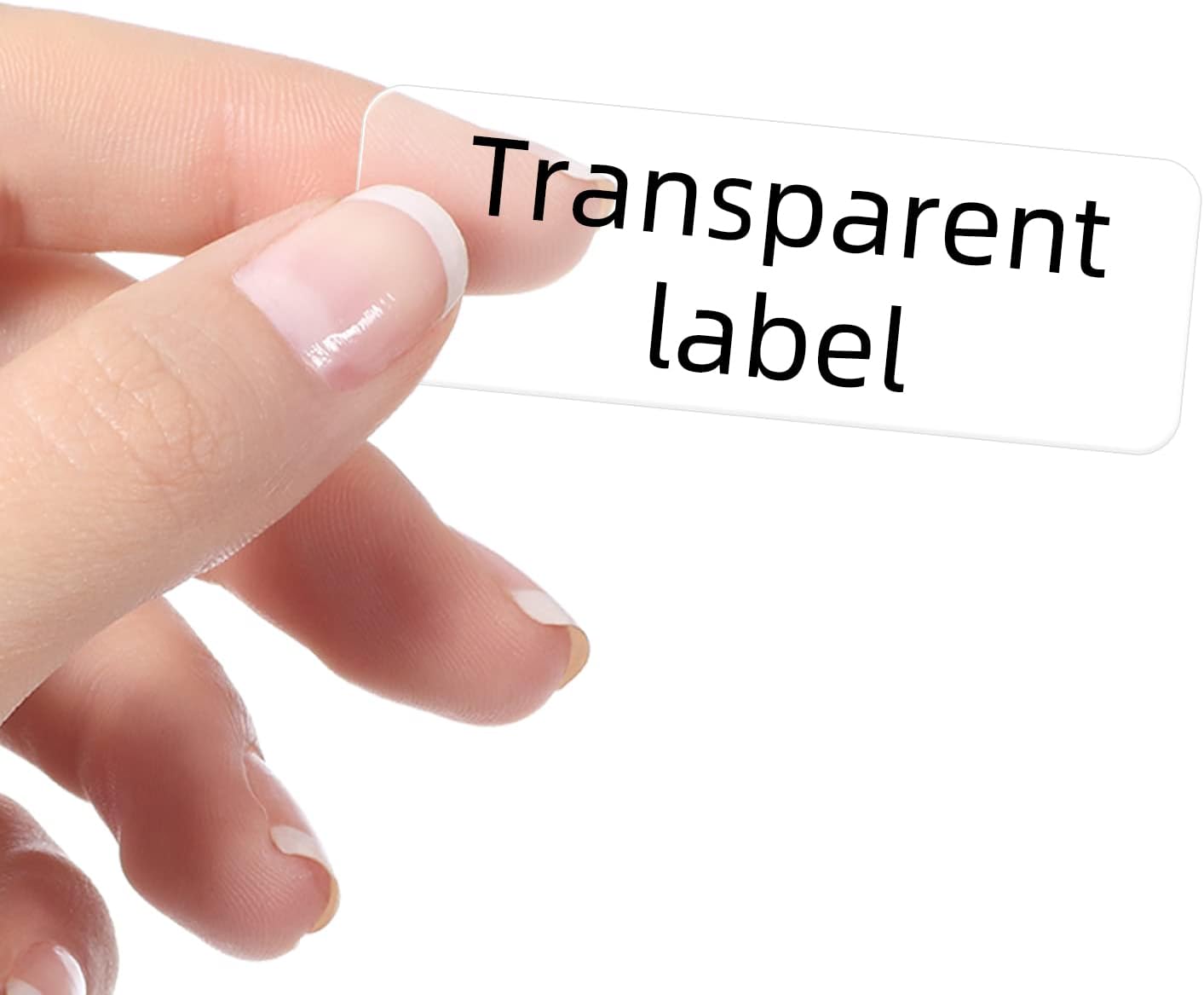 Waterproof Self-Adhesive Clear Label Tape - 2 Rolls (14x40mm) by NIIMBOT