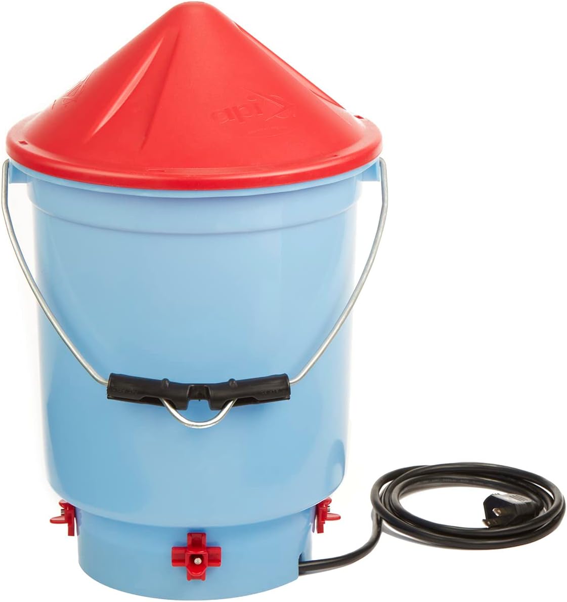 API Heated Deluxe Hen Hydrator - 3 Gallon: Keeps Birds Warm