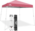 10x10 Slant Leg Pop-up Canopy Tent Peach Pink - Easy One-Person Setup