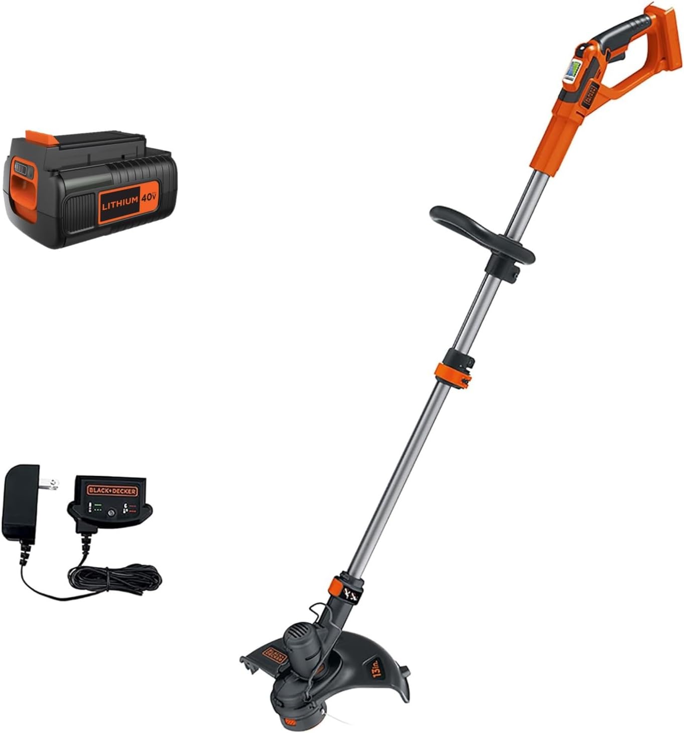 BLACK+DECKER 40V MAX 13 in Cordless String Trimmer Edger