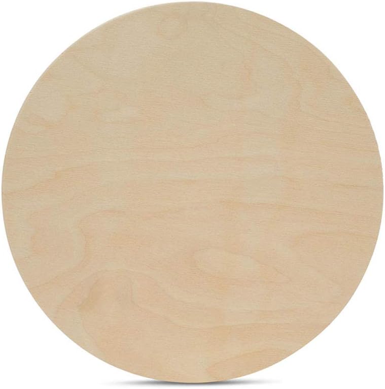 Wood Circles 13 inch Unfinished Birch Plaques for Crafts