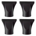 4Pcs Professional Salon Hair Dryer Nozzle Replacement - 45mm Snap-On