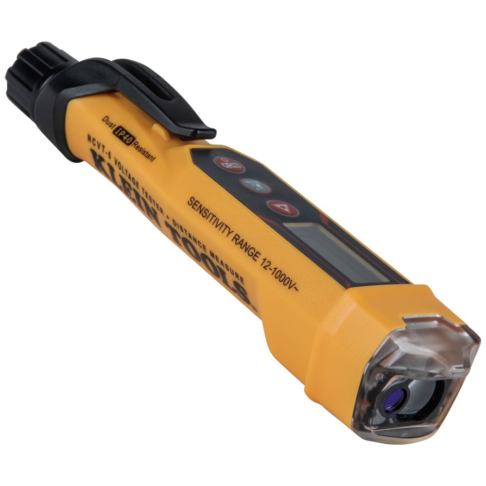 Klein Tools NCVT-6 Non-Contact Volt Tester with Laser Measure