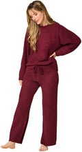 Softies Marshmallow Reverse Seam Crew Neck Lounge Set (Style GHR2)