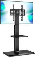Floor TV Stand with Mount for 32-65 in TVs - Height Adjustable Swivel