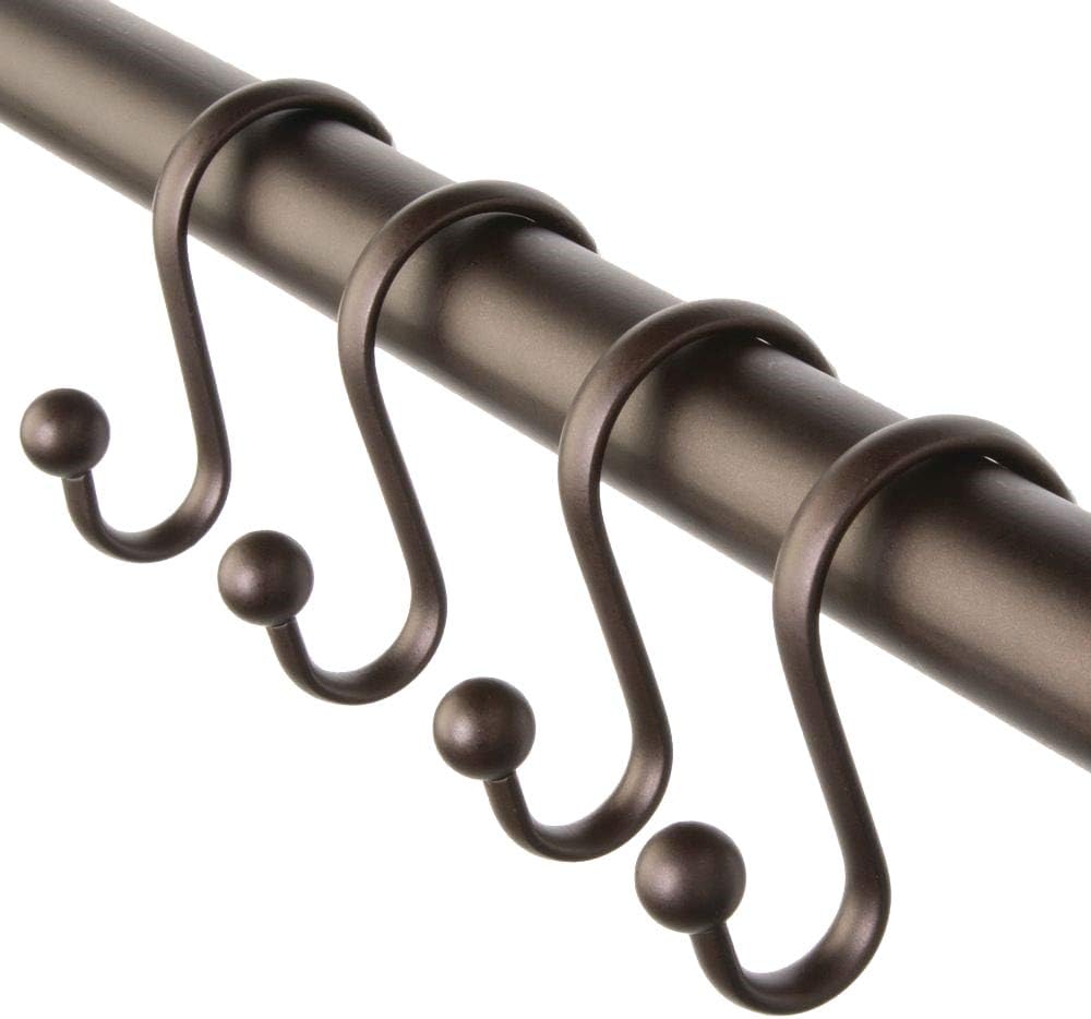 iDesign Axis Bronze Shower Hooks Set - 12 Pack