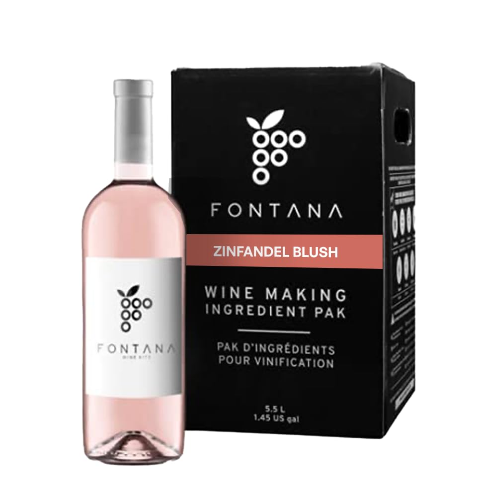 Fontana Zinfandel Blush Wine Kit - DIY 30 Bottles of Wine