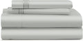 Split King Light Grey Bed Sheet Set - Everyday 1500 Series Hotel