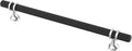 Cabinet Pulls 7-1/2 in Hole Centers Black and Silver - Solid Metal