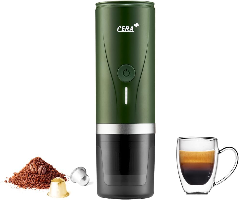 Portable Espresso Maker 20 Bar Pressure - CERA+