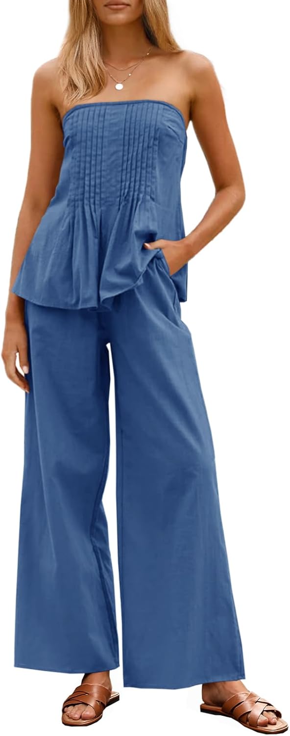 Tankaneo Womens 2 Piece Outfits for Summer Fun and Comfort