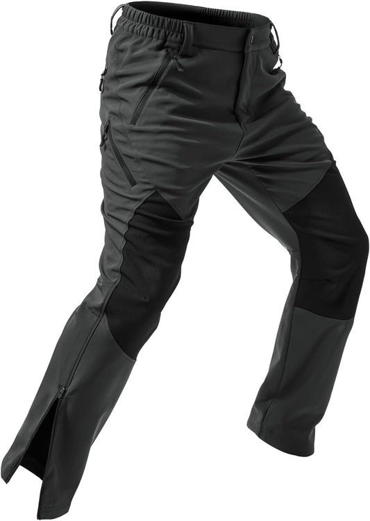 Moosehill Mens Snow Ski Pants Waterproof Insulated for Winter Fun