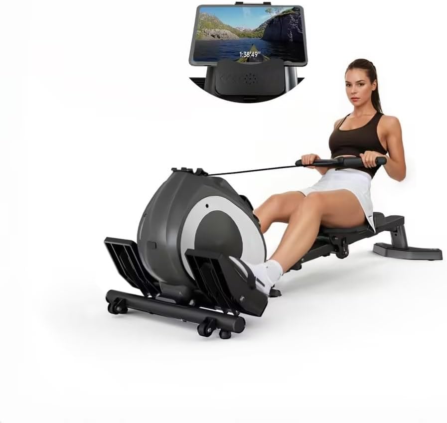 Quiet Magnetic Rowing Machine - Burn Fat Fast!