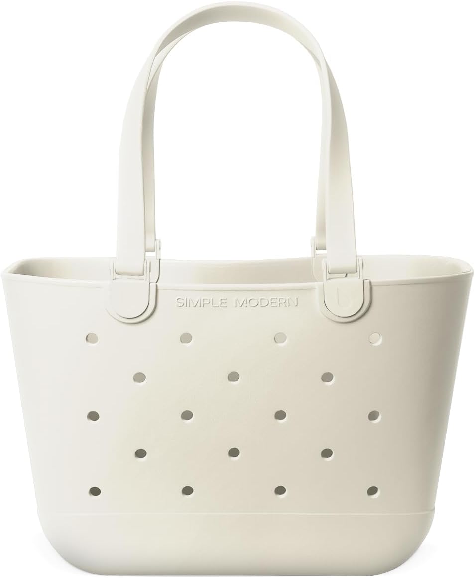 Simple Modern Large Beach Bag - Waterproof Tote for Travel & Sports