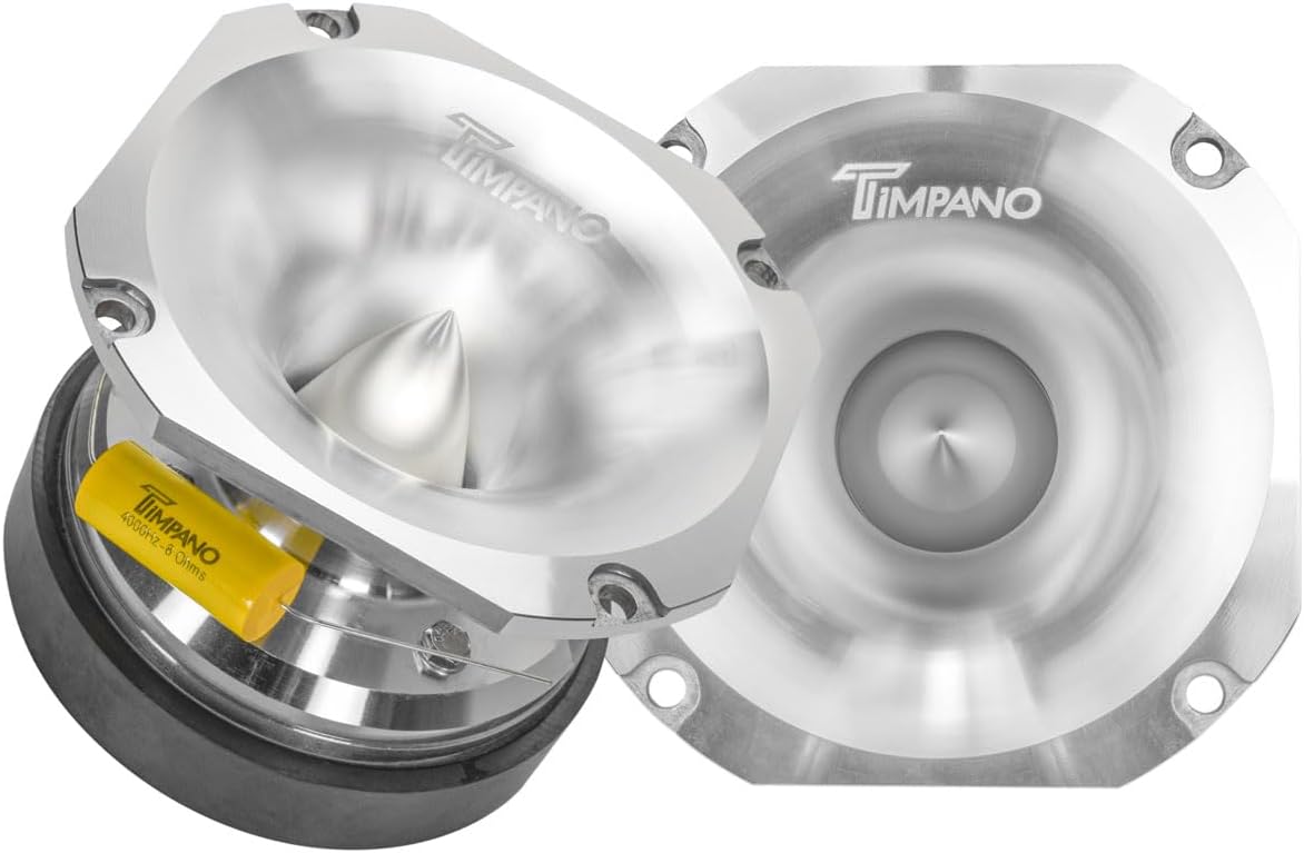 Timpano TPT-ST71 Chrome 4 Inch Super Tweeters for Car Audio