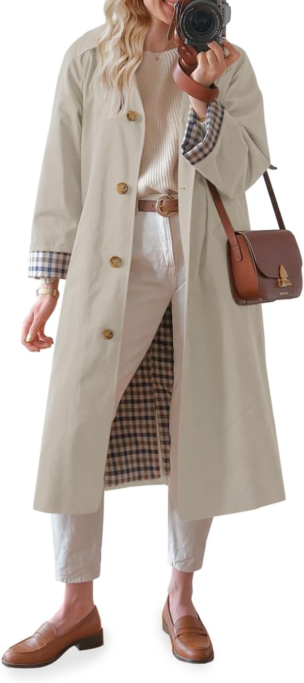 Stylish Womens Long Trench Coat for All Occasions and Seasons