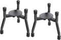 Elevated Dog Bowls 2 Pack Adjustable Metal Raised Stand - Ergonomic