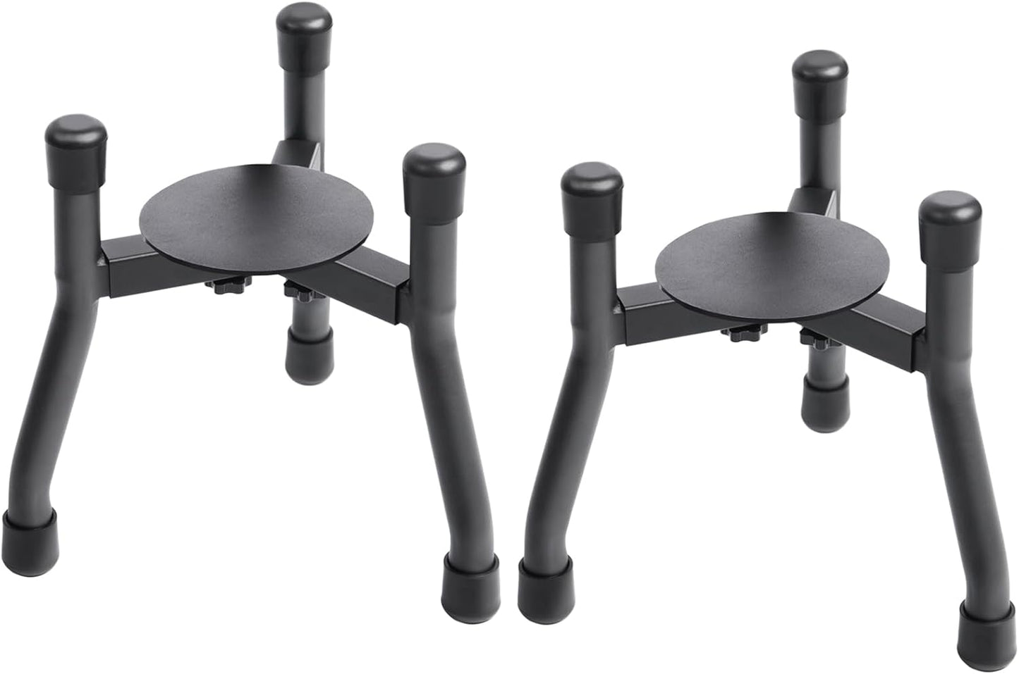 Elevated Dog Bowls 2 Pack Adjustable Metal Stand for Medium Dogs
