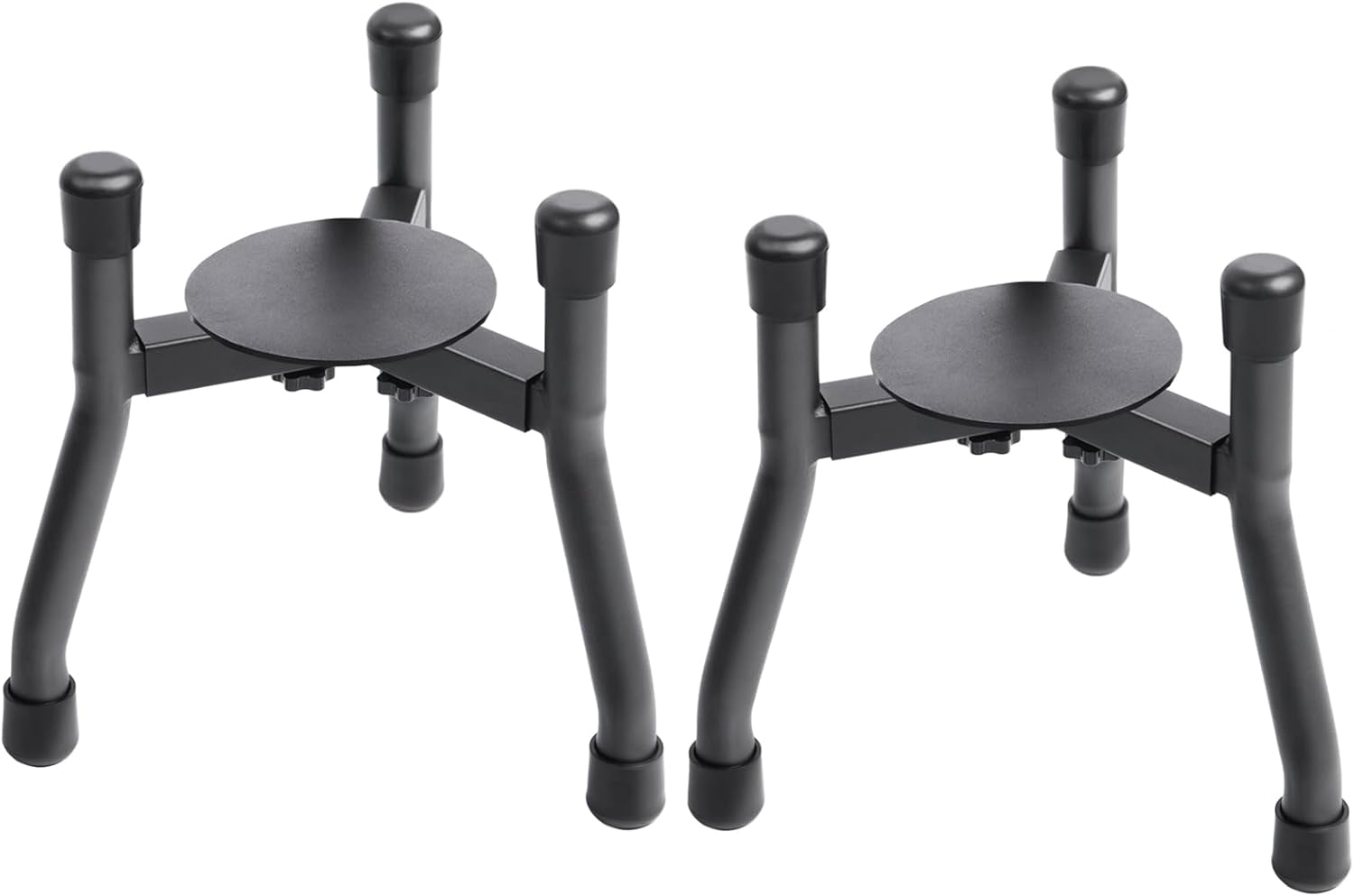 Elevated Dog Bowls 2 Pack Adjustable Metal Stand for Medium Dogs