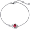 FANCIME Love Bracelet 925 Sterling Silver Infinity Birthstone Jewelry