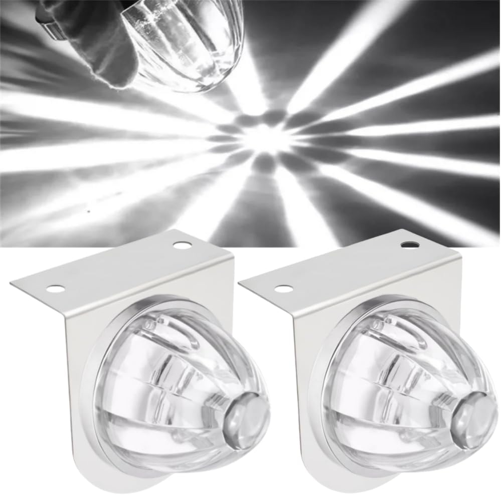 2PCS LED Watermelon Marker Lights for Semi Truck Safety