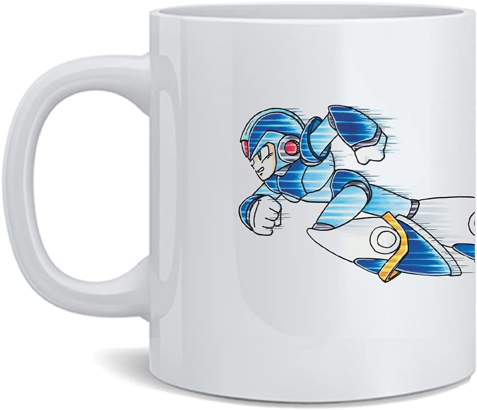 Retro Capcom Mega Man Gamer Mug - Fun Novelty Gift