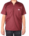 Ben Davis Short Sleeve 1/2 Zip Shirt - Durable Work Shirt