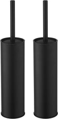 Toilet Brush and Holder 2pack - Space-Saving Stainless Steel Toilet