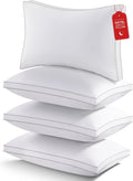 Standard Size Pillows Set of 4 - Luxury Hotel Quality Comfort