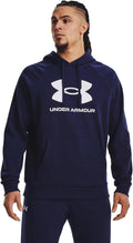 Under Armour Men's Rival Fleece Logo Hoodie - Midweight Cotton Blend
