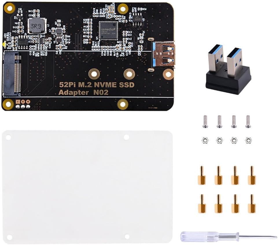 GeeekPi M.2 NVME SSD Storage Expansion Board for Raspberry Pi 4